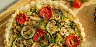 Zucchini Tomaten Quiche