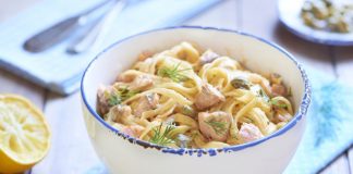 Fenchel-Lachs-Spaghettini