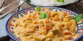 Fischcurry mit Kokosmilch