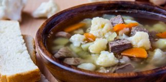 Kalbsragout mit Blumenkohl