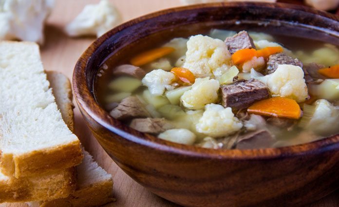 Kalbsragout mit Blumenkohl