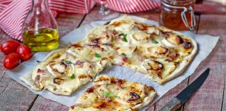 Veganer Flammkuchen