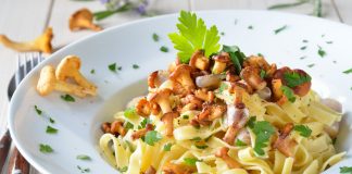 Pilz-Tagliatelle