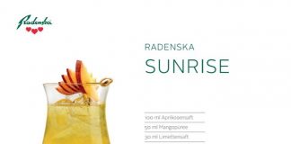 Cocktail Radenska Sunrise