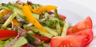 Rindfleischsalat mit Kernöldressing